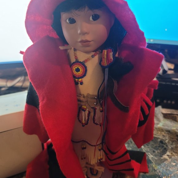 Georgetown Collections The Winter Baby Collectible Doll - Picture 3 of 3